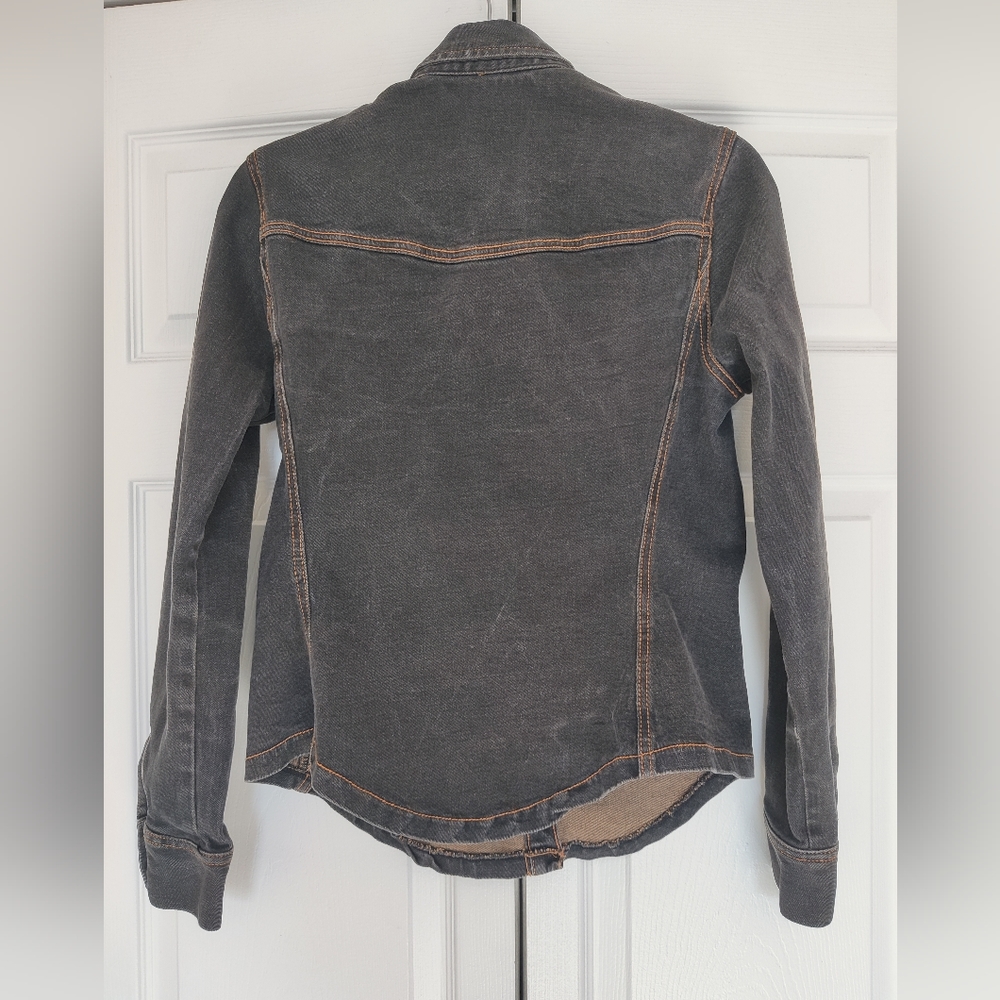Denim Button Jacket - image 3